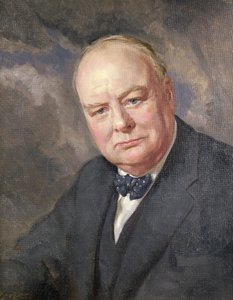 Portret van Winston Churchill